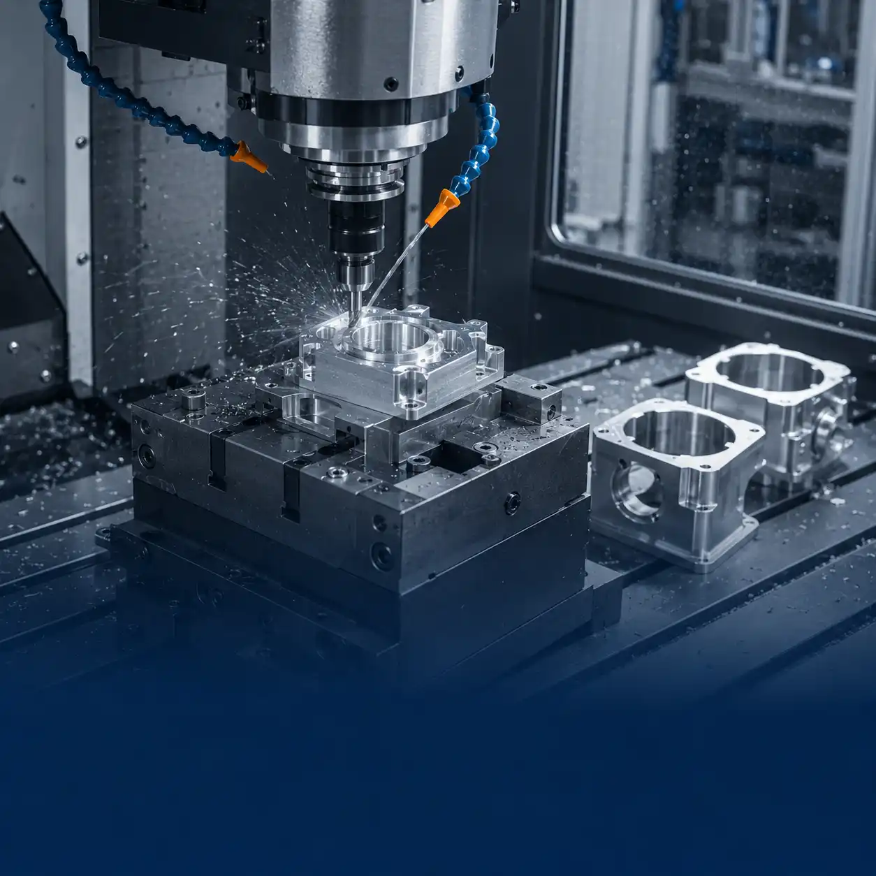Proceso de maquinado de componentes industriales